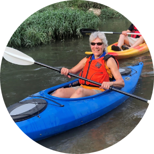 Jane Polansky Kayaking