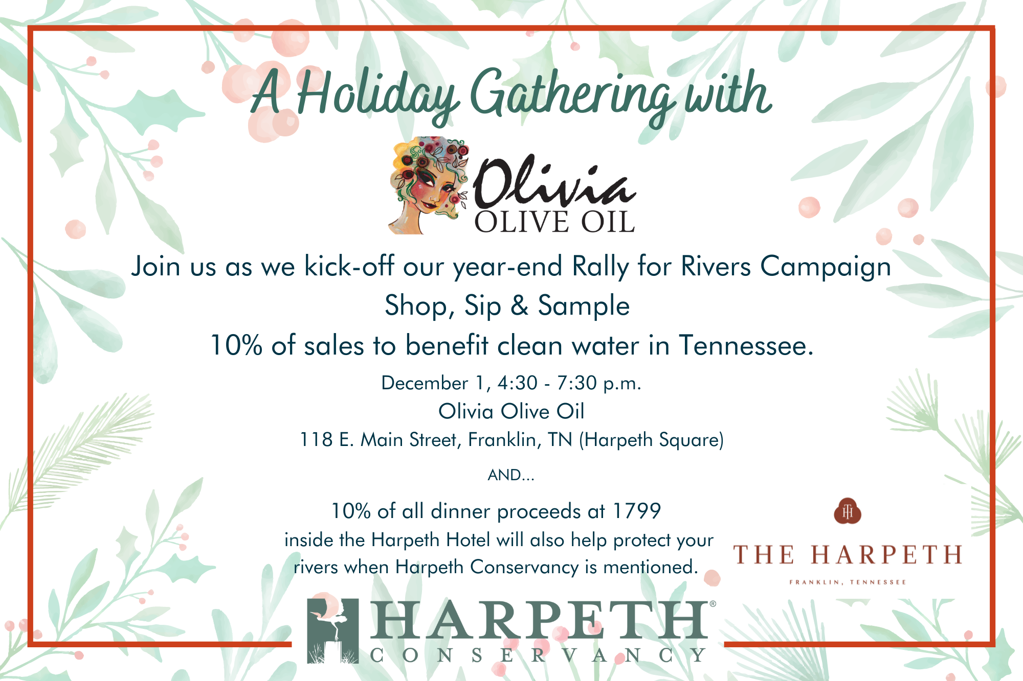 Harpeth Conservancy's Holiday Gathering