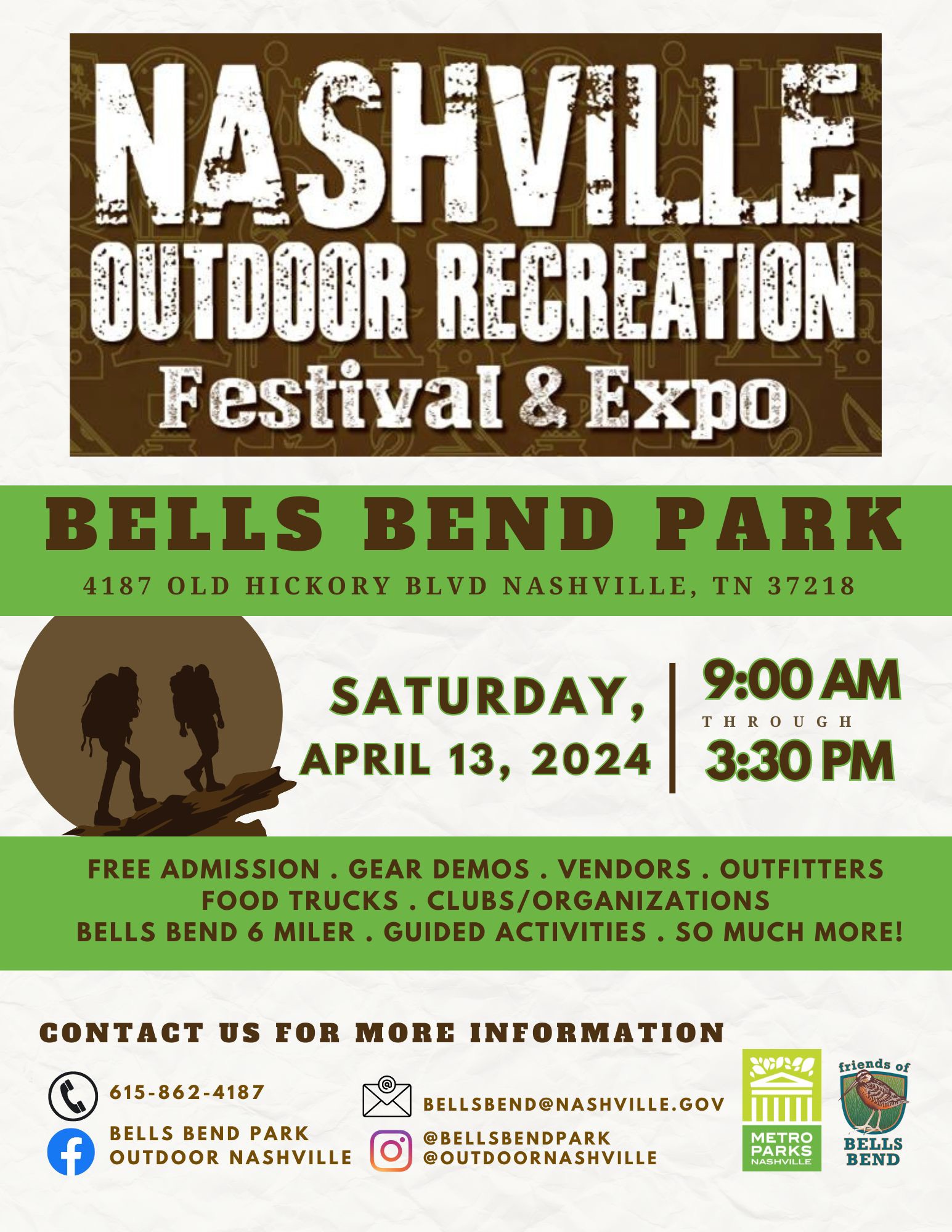 Outreach at Nashville Outdoor Recreation Festival & Expo